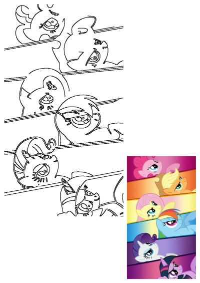 My Little Pony Friendship Is Magic Mane Six characters: Twilight Sparkle, Pinkie Pie, Rainbow Dash, Fluttershy, Rarity, Applejack in a vibrant stacked image.