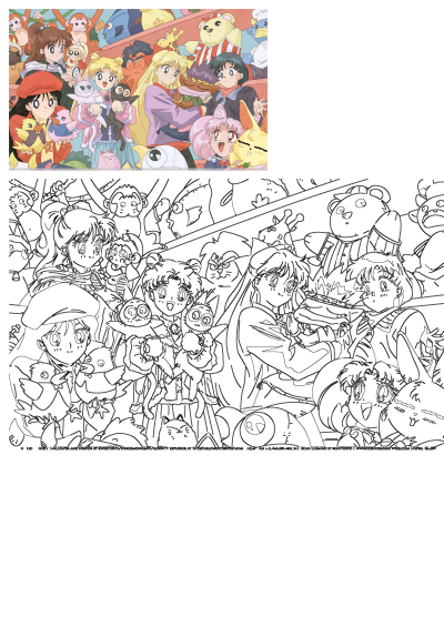 Vibrant Sailor Moon anime characters wallpaper with Usagi, Ami, Rei, and others posing joyfully alongside a collection of cute animals and plush toys.