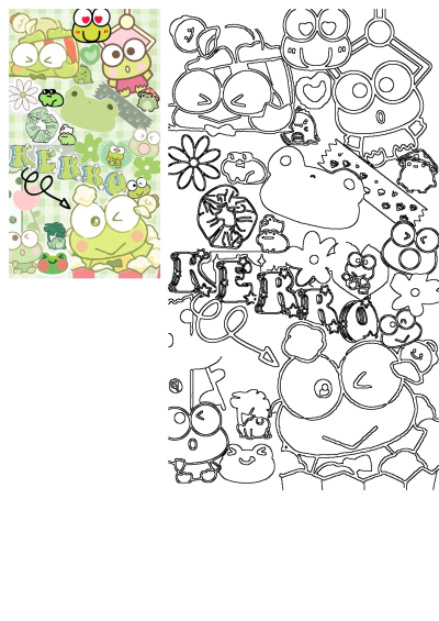 A vibrant collage of cute green Keroro frogs and other kawaii frog characters set against an aesthetic checkered background.