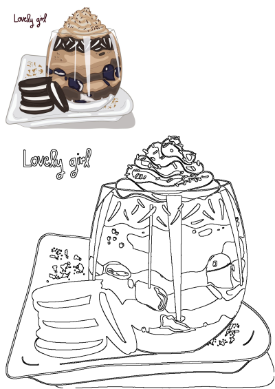 An inviting chocolate layered dessert in a glass, featuring Oreo cookies, whipped cream, and sprinkles, served with whole Oreos.