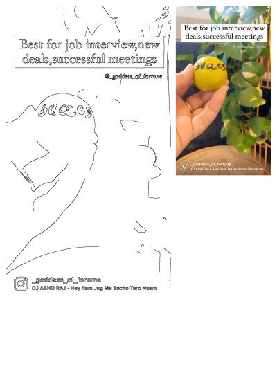 Hand holding 'Success' lemon, ideal for job interviews, new deals, and successful meetings. Image includes a plant and line art version.
