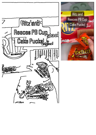 An image featuring Ritz Crackers and Reese's Peanut Butter Cups, highlighting a recipe for 'Ritz and Reese's PB Cup Cake Pucks'.