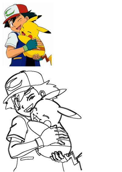 Ash Ketchum affectionately hugs his beloved Pikachu, both characters sharing a joyful smile, emblematic of their strong Pokémon friendship.