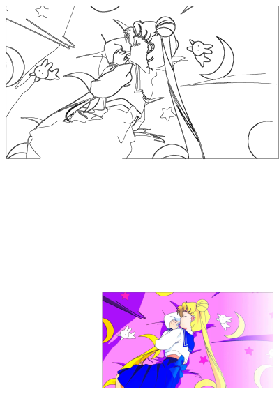 Sailor Moon (Usagi Tsukino) peacefully sleeping in her school uniform, surrounded by celestial elements in a dreamy anime aesthetic.